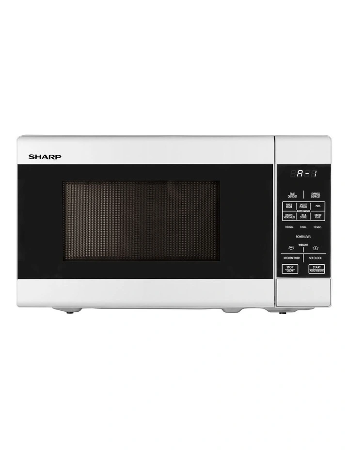 Sharp Compact Microwave Oven 20L 750W R211DW In White 3 Sharp Compact Microwave Oven 20L 750W R211DW In White