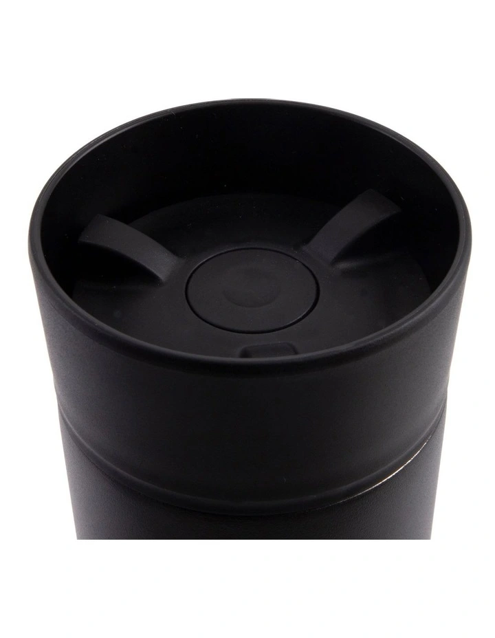 Oasis Stainless Steel Double Wall Insulated Travel Mug 360ml In Black 5 Oasis Stainless Steel Double Wall Insulated Travel Mug 360ml In Black - Image 3