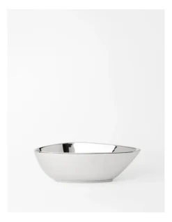 Electra Irregular Coupe Serving Dish 27cm In Silver