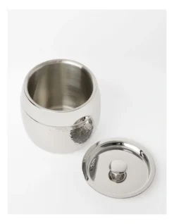 Alpha Hammered Ice Bucket In Silver -Furniture Series Store 936569620 3 1 720x928