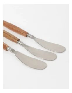 Alpha Hammered Pate Knives Set Of 3 In Natural -Furniture Series Store 936570070 3 720x928