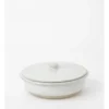 Esperance Wiped Edge Casserole Dish 28x28x12cm In White -Furniture Series Store 939674890 1 720x928