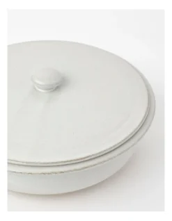 Esperance Wiped Edge Casserole Dish 28x28x12cm In White -Furniture Series Store 939674890 3 720x928
