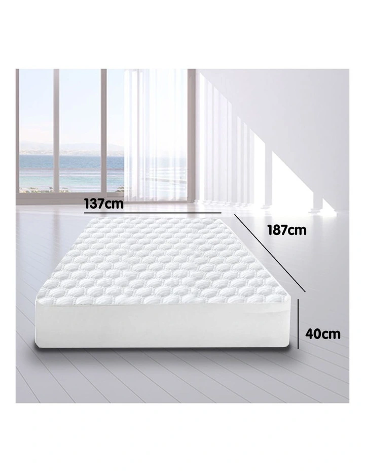 Laura Hill Luxury Cool Max Comfortable Fully Fitted Bed Mattress Protector Queen 7 Laura Hill Luxury Cool Max Comfortable Fully Fitted Bed Mattress Protector Queen - Image 5