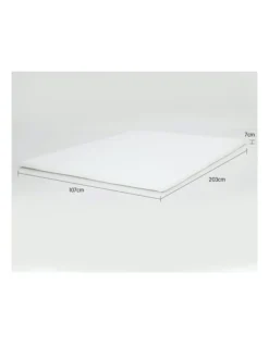 Laura Hill High Density 7cm Mattress Foam Topper King Single -Furniture Series Store 940294720 7 720x928
