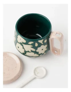 Ambiance Hug Mug Set W/Spoon In Green -Furniture Series Store 946315810 3 720x928