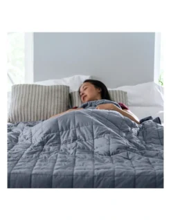 Royal Comfort Weighted Blanket 7KG Queen Size In Grey -Furniture Series Store 946770310 4 720x928