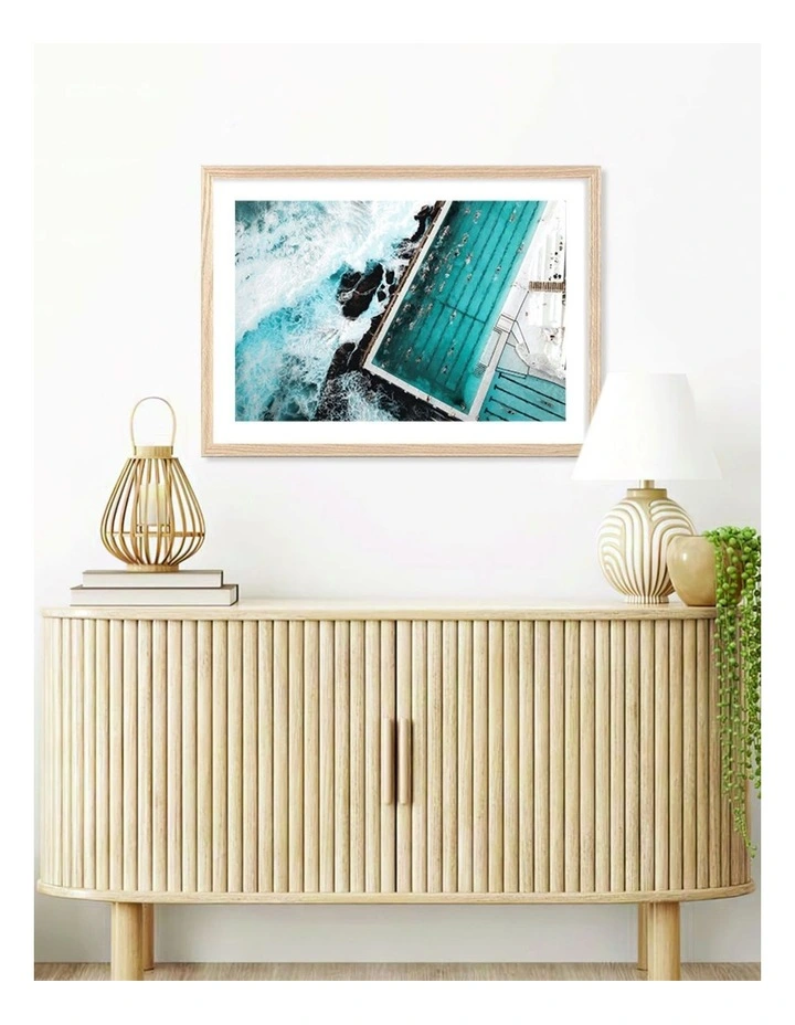 Profile Bondi Icebergs Doing Laps Art Print A2 In White Frame 7 Profile Bondi Icebergs Doing Laps Art Print A2 In White Frame - Image 5
