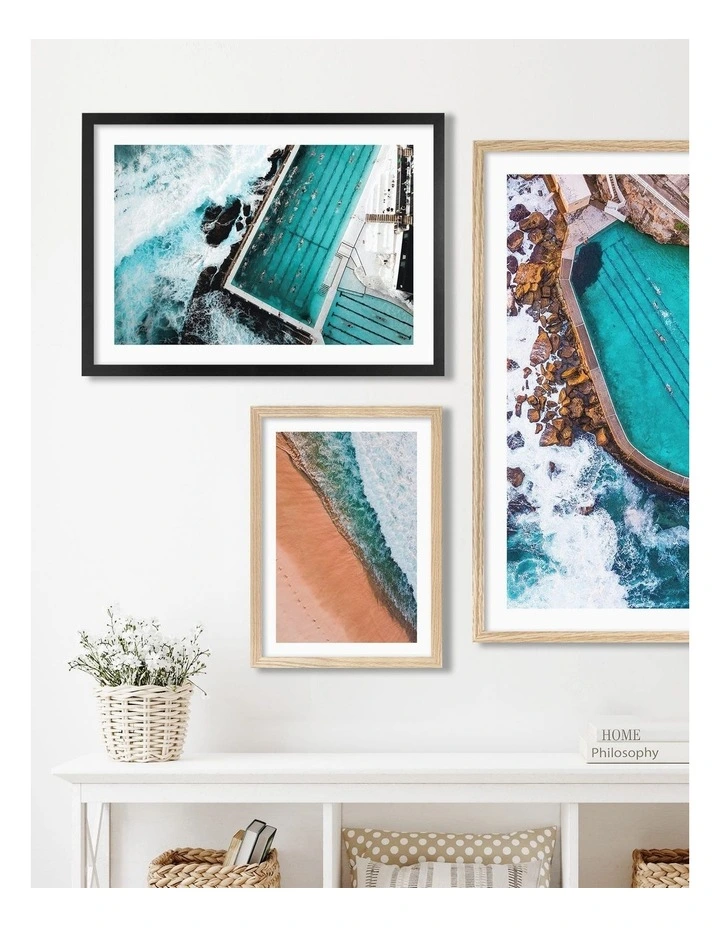 Profile Bondi Icebergs Doing Laps Art Print A2 In White Frame 8 Profile Bondi Icebergs Doing Laps Art Print A2 In White Frame - Image 6