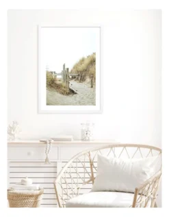 Profile Byron Beach Path 1 Art Print A3 In White Frame Australian Made -Furniture Series Store 947756350 4 720x928