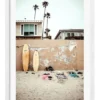 Profile Surfboard Wall Art Print A3 In White Frame Australian Made -Furniture Series Store 947762110 1 720x928