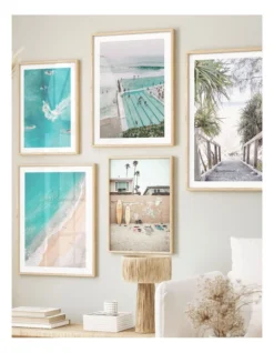 Profile Surfboard Wall Art Print A3 In White Frame Australian Made -Furniture Series Store 947762110 6 720x928