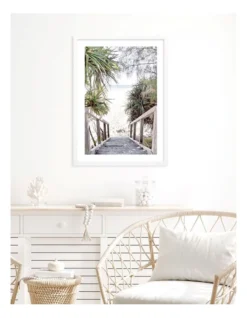 Profile Wategos Beach Stairs Art Print A3 In White Frame Australian Made 8 Profile Wategos Beach Stairs Art Print A3 In White Frame Australian Made -Furniture Series Store 947763190 3 720x928