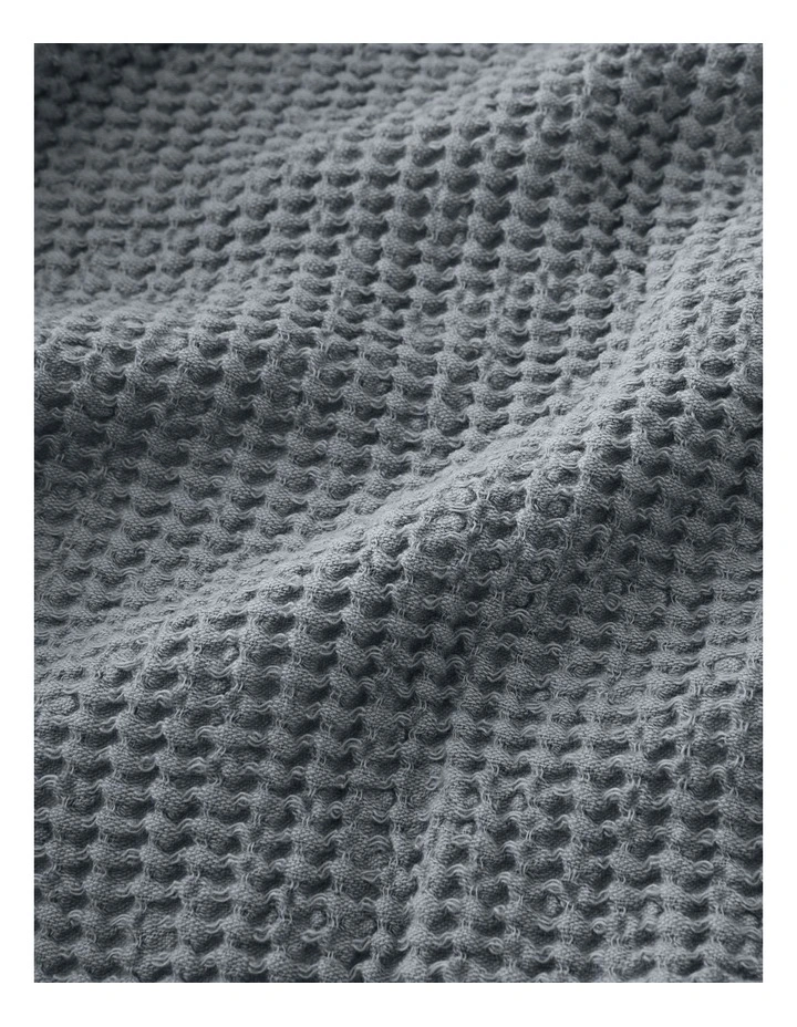 Henney Blanket In Smokey Blue 4 Henney Blanket In Smokey Blue - Image 2
