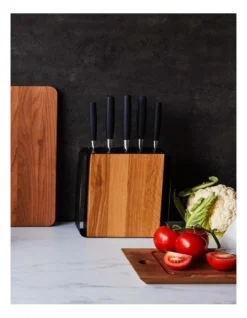 Framed Acacia 6 Piece Knife Block -Furniture Series Store 950085730 5 720x928