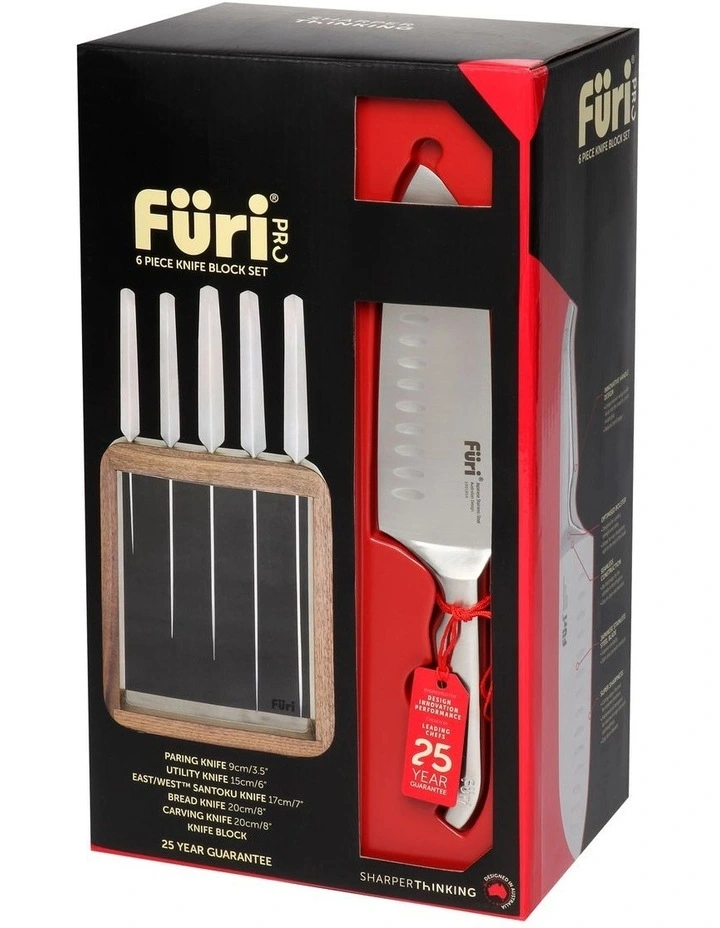 Pro Vault Knife Block Set 6 Piece In Brown 9 Pro Vault Knife Block Set 6 Piece In Brown - Image 7