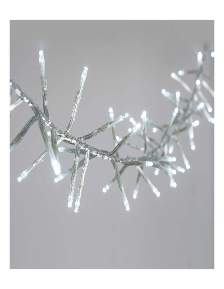 720 LED Cluster Light With Clear Cable In White 3 720 LED Cluster Light With Clear Cable In White