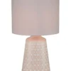 Moana Ceramic Table Lamp In Pink