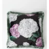 Heritage Hazel Hydrangea Print Cushion 50x50cm In Black -Furniture Series Store 951874210 1 720x928