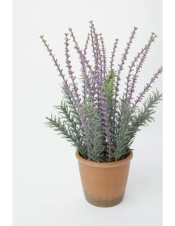 Faux Lavender Plant In Pot 37cm In Purple -Furniture Series Store 952156630 5 720x928