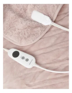 Heritage Faux Fur Heated Throw In Pink -Furniture Series Store 953518690 3 720x928