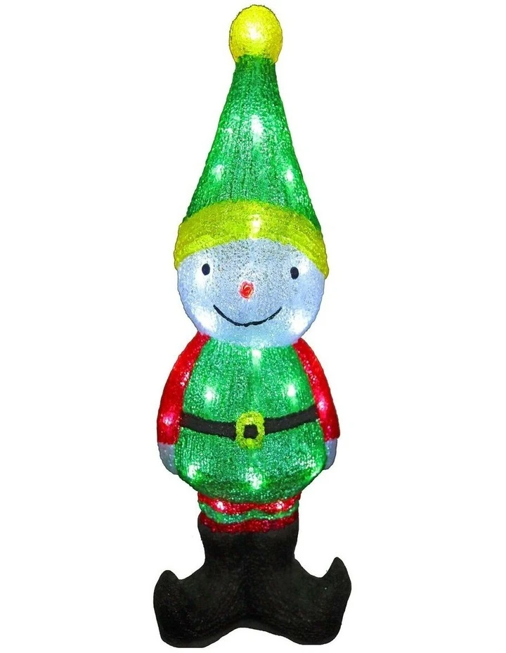 Acrylic Christmas Elf 3 Acrylic Christmas Elf