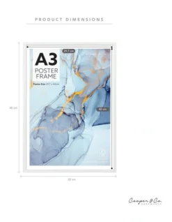 A3 Poster Photo Frames Set Of 2 In White -Furniture Series Store 954957700 3 720x928