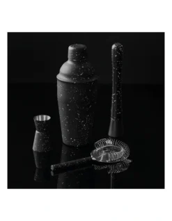 Mixologist 550ml Cocktail Bartender 4 Piece Set In Black -Furniture Series Store 954959320 3 720x928