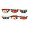 Floral Porcelain Polish Rice Bowls Set Of 6 In Multi -Furniture Series Store 954962920 1 720x928