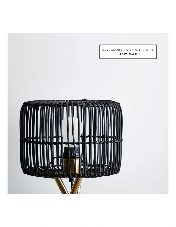 Martinique Table Lamp 50cm In Black 8 Martinique Table Lamp 50cm In Black - Image 6