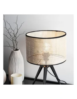 Porto Table Lamp 45cm In Natural/Black -Furniture Series Store 954973810 5 720x928