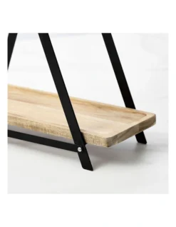 Elevated 2-Tier Serving Platter Stand In Bamboo -Furniture Series Store 954977860 5 720x928