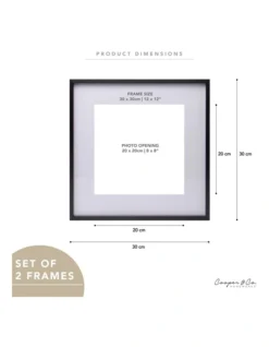 12x12 Matt To 8x8 Photo Frame In Black -Furniture Series Store 954983170 3 720x928