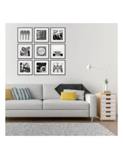 Square Frame Pack Of 9 In Black 12 Square Frame Pack Of 9 In Black -Furniture Series Store 954987490 5 720x928