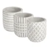Geo Cement Pots Set Of 3 In White -Furniture Series Store 954991630 1 720x928