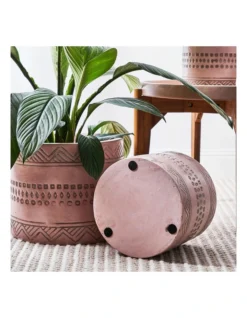 Idaho Terracotta Planter Pots Set Of 3 In Pink -Furniture Series Store 954998110 7 720x928