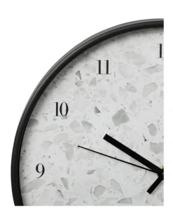 Siena Round Silent Non-Ticking Wall Clock 30cm In Black -Furniture Series Store 955003510 4 720x928