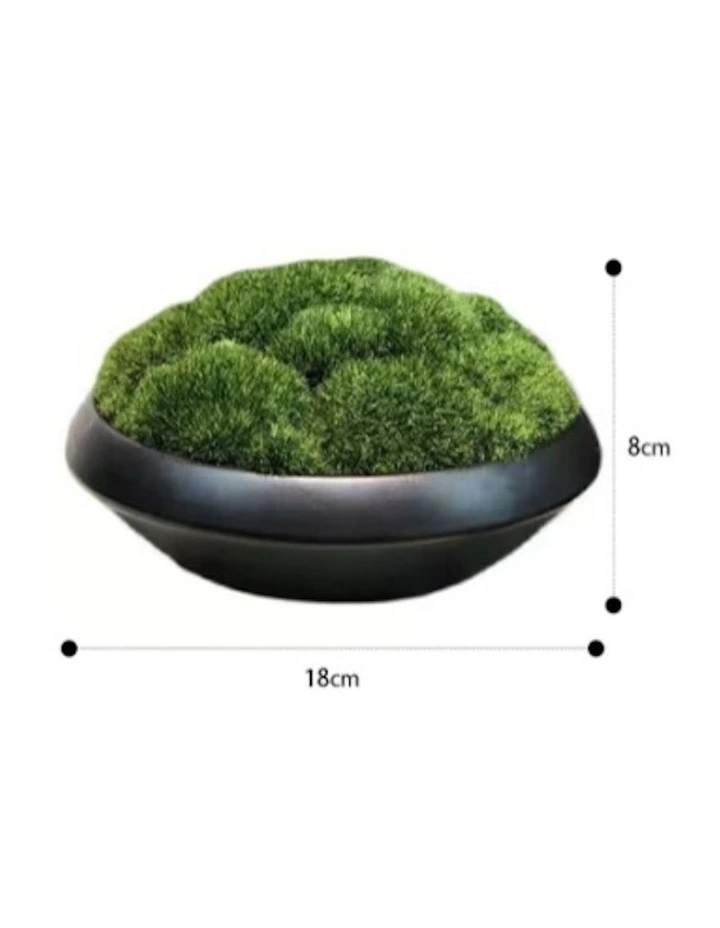 Artificial Moss Bowl Bonsai Arrangement 4 Artificial Moss Bowl Bonsai Arrangement - Image 2