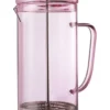 Glass Coffee Press 750ml In Pink