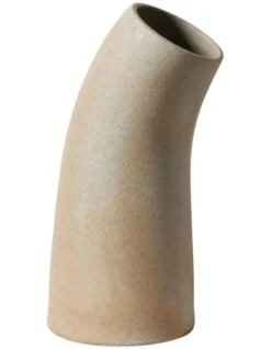 Life On Earth Large Duct Vase 12x26.5cm In Granite