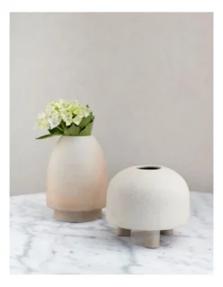 Life On Earth Large Duct Vase 12x26.5cm In Granite -Furniture Series Store 957983680 5 720x928