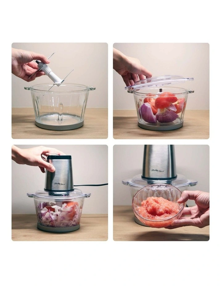 300W Large Food Chopper In Stainless Steel 5 300W Large Food Chopper In Stainless Steel - Image 3