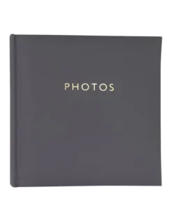 Photo Album Slip-in 4x6 200 Photo In Havana Grey