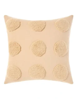 Linen House Haze Cushion In Pale Peach
