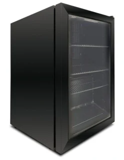 Airflo Glass Door Bar Fridge 70L In Black