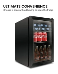 Airflo Glass Door Bar Fridge 70L In Black -Furniture Series Store 965308150 4 720x928
