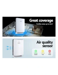 Air Purifier Odour Sensor HEPA Filter In White 11 Air Purifier Odour Sensor HEPA Filter In White -Furniture Series Store 965860210 5 720x928