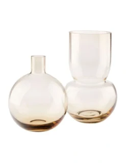 Linen House Holloway Vases In Sand