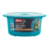 Microsafe Round W Rack White 1.5L In Teal -Furniture Series Store 968390650 1 720x928