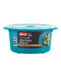 Microsafe Round W Rack White 1.5L In Teal